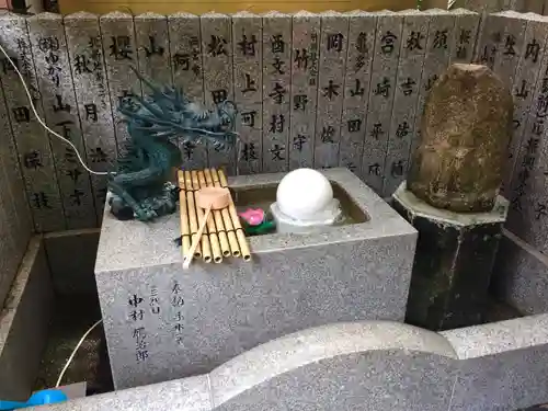 露天神社（お初天神）の手水舎