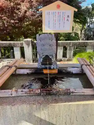 足利織姫神社の手水舎