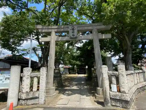 八幡橋八幡神社の鳥居