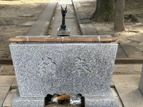 神明大神（中丸子神社）の手水舎