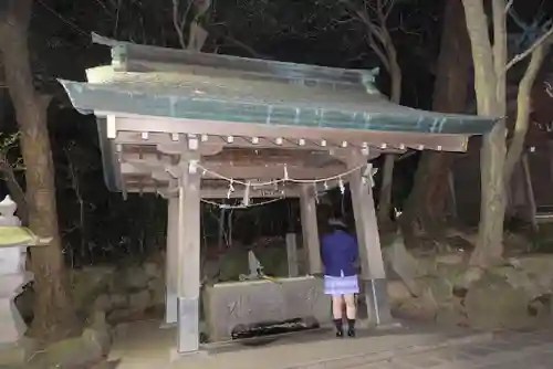 八百富神社の手水舎