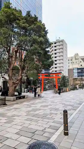 福徳神社（芽吹稲荷）の鳥居