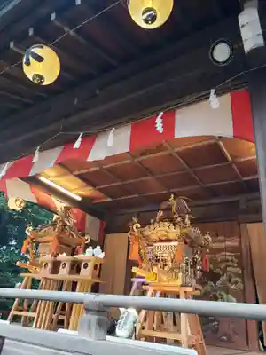 神明氷川神社のお祭り