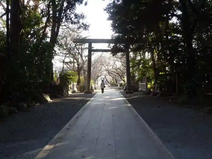 前鳥神社の鳥居