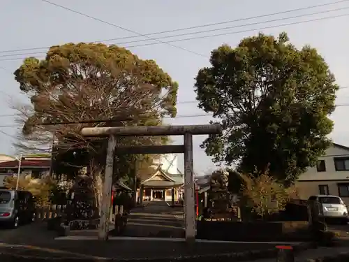 郡頭神社の鳥居