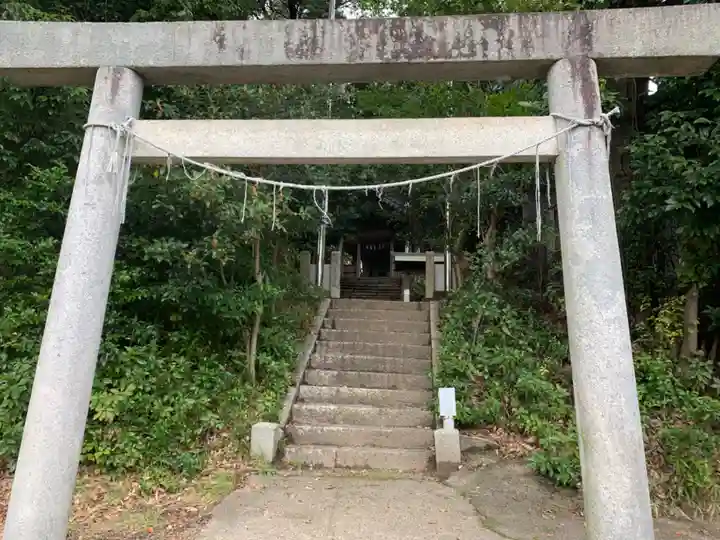 神明社(山新田神明社)の鳥居
