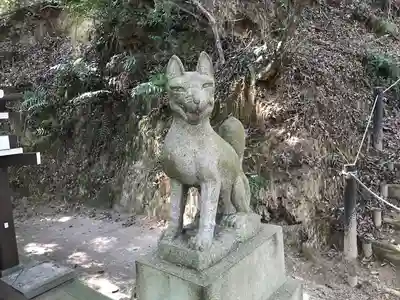 御自作天満宮の狛犬