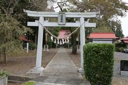 温泉神社の鳥居