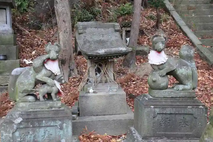 東館稲荷神社の狛犬