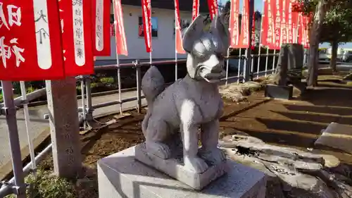 亀田森稲荷神社の狛犬