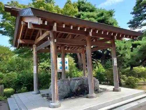 開成山大神宮の手水