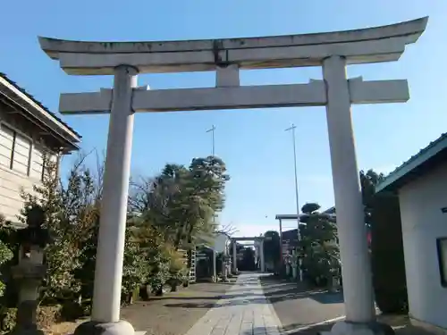 健田須賀神社の鳥居