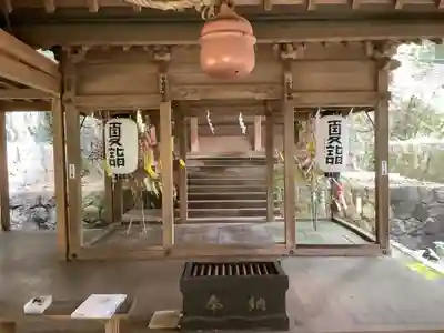 恵那神社の本殿・本堂