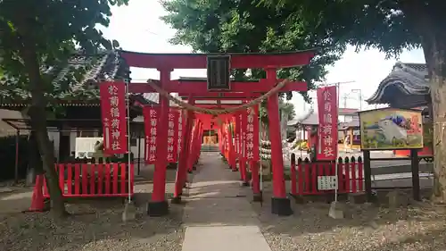 於菊稲荷神社の鳥居