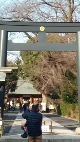 松陰神社の鳥居