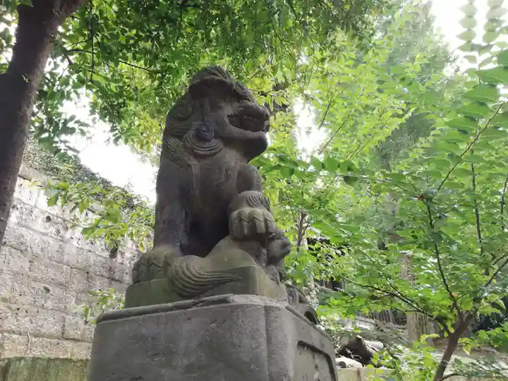 西向天神社の狛犬
