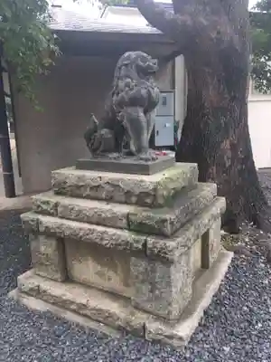 鳩森八幡神社の狛犬