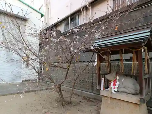 綱敷天神社の狛犬