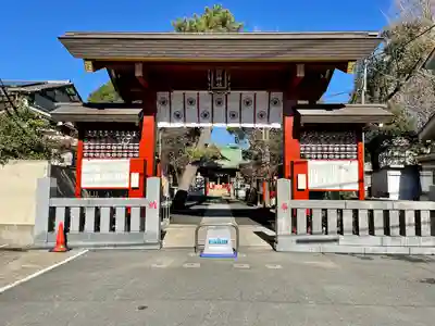 五方山熊野神社の山門・神門