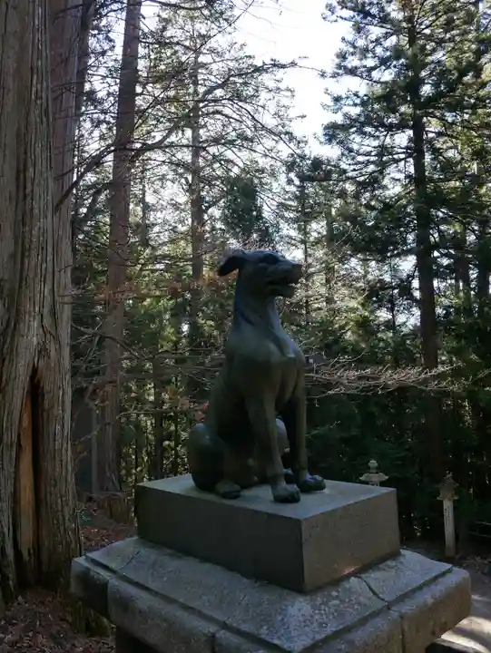 三峯神社の狛犬