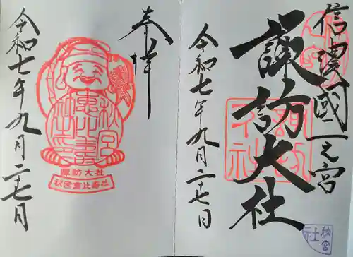 諏訪大社下社秋宮(長野県)