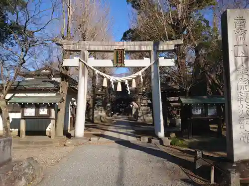 金村別雷神社の鳥居