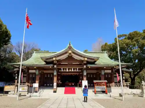 大阪護國神社の本殿・本堂