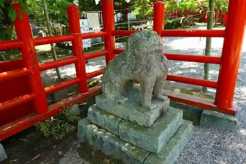 龍田大社の狛犬