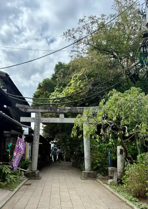 江島神社の鳥居