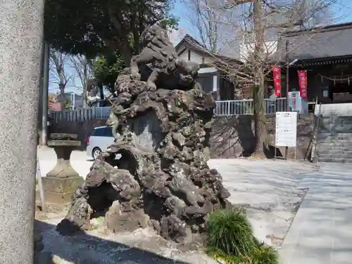 諏訪神社の狛犬