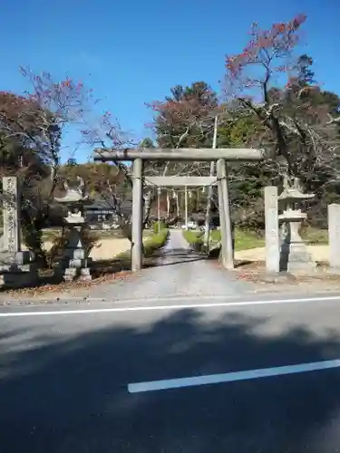 鹿島大神宮の鳥居