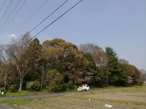 白堤神社の周辺