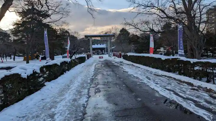 札幌護國神社の庭園