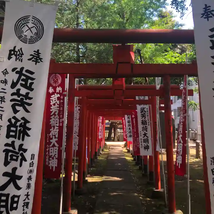 武芳稲荷神社の鳥居