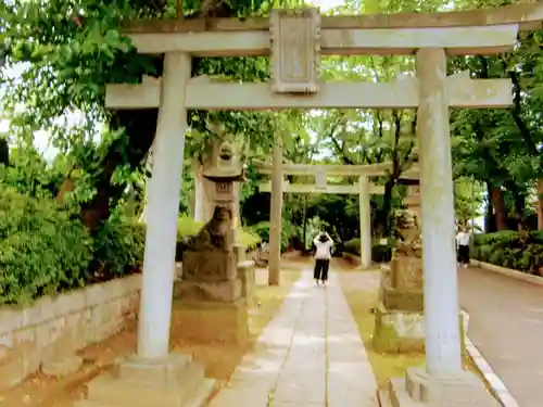 前原御嶽神社の鳥居