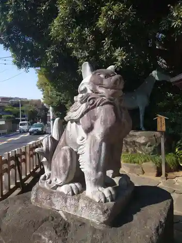 駒木諏訪神社の狛犬