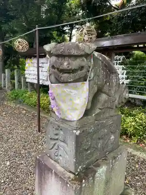 菊田神社の狛犬