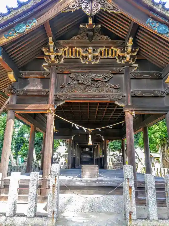 八幡社の本殿・本堂