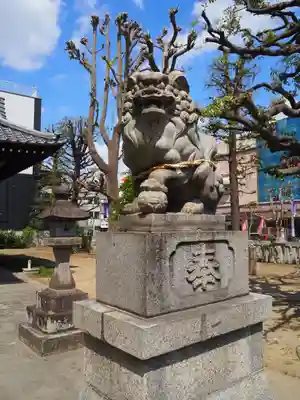 竹塚神社の狛犬