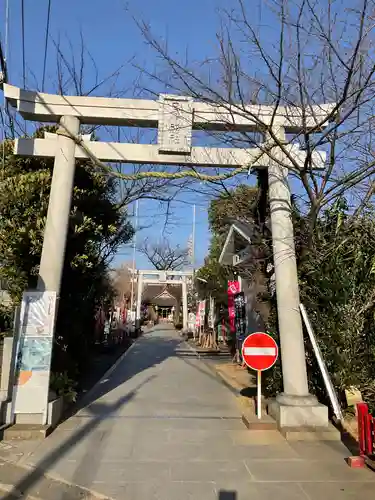 矢向日枝神社の鳥居