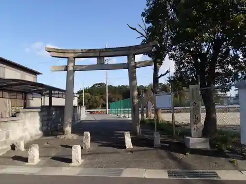 丸笠神社（伯太神社飛地境内社）の鳥居