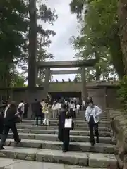 伊勢神宮内宮（皇大神宮）の鳥居