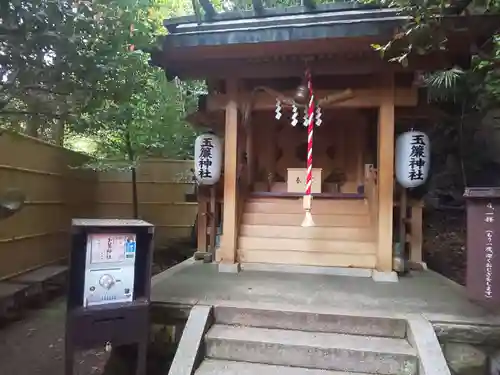 玉簾神社の本殿・本堂