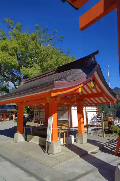 熊野那智大社の手水舎