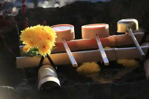 阿久津「田村神社」（郡山市阿久津町）旧社名：伊豆箱根三嶋三社の手水舎