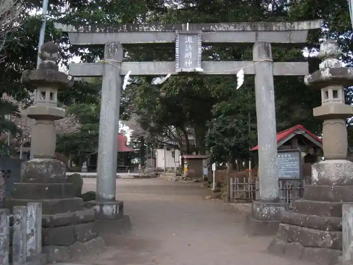 諏訪明神(神奈川県)