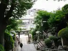 品川神社の景色