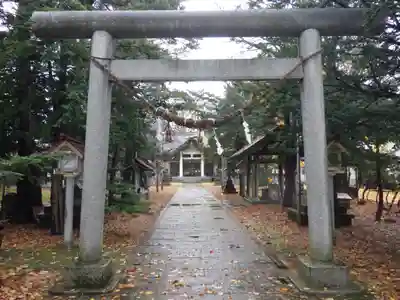 妹背牛神社の鳥居