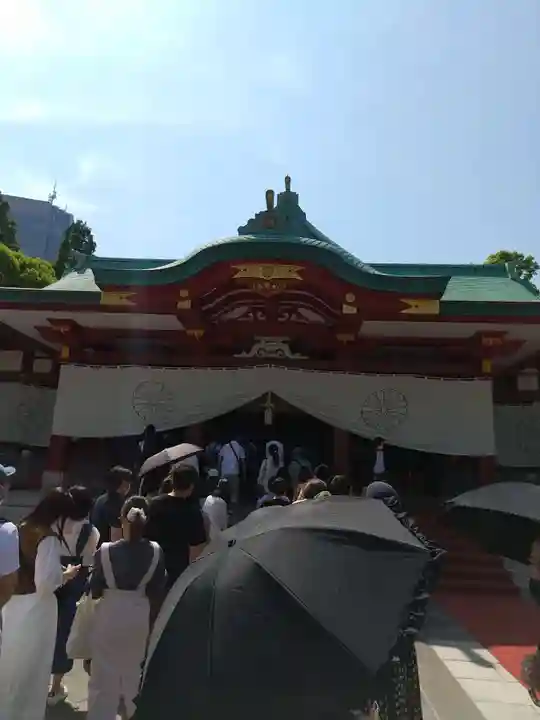 日枝神社の本殿・本堂