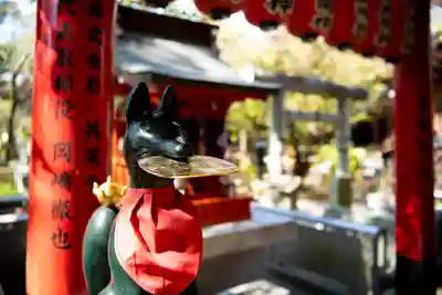田村神社の狛犬